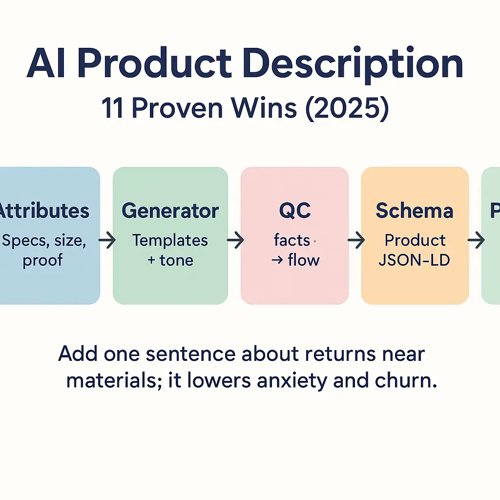 Ai Product Description Generator: 11 Proven Wins (2025) 4 AI product description generator